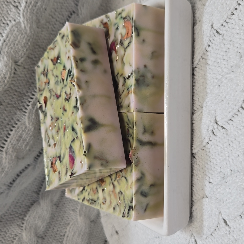 LAST 1! Hand Crafted Sandalwood Rose Shea Butter Soap 4oz Bar - Picture 6 of 9
